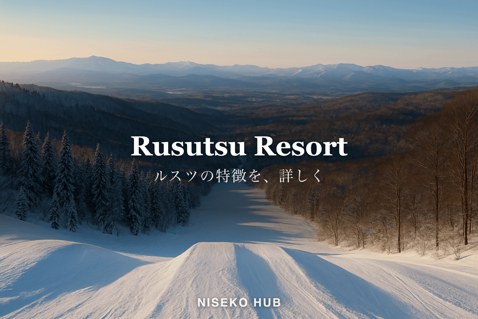ルスツリゾート完全ガイド：3つの山・ツリーラン・リフト券・ニセコからの行き方【2026-27】
