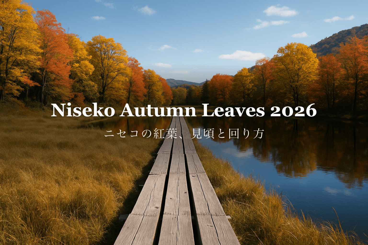 ニセコの紅葉2026|見頃はいつ?神仙沼・パノラマライン・紅葉ゴンドラの回り方と服装