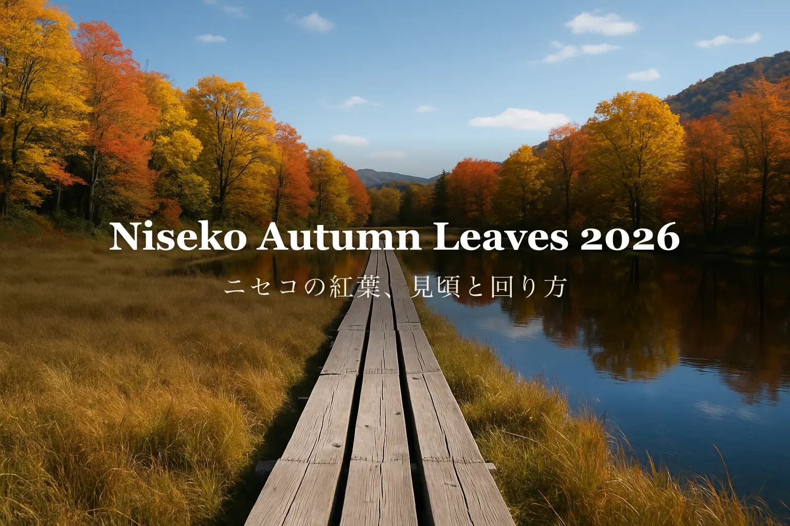ニセコの紅葉2026|見頃はいつ?神仙沼・パノラマライン・紅葉ゴンドラの回り方と服装